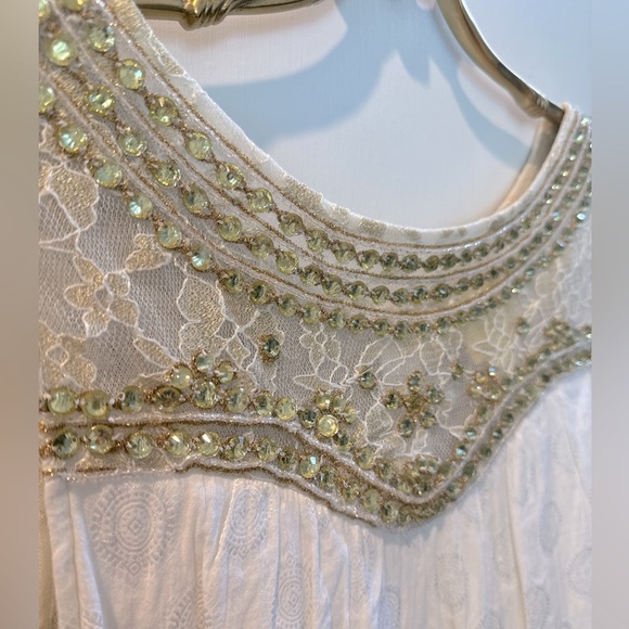 Anthropologie Maeve Grace Dress in White | size 6 Medium - Picture 14 of 17